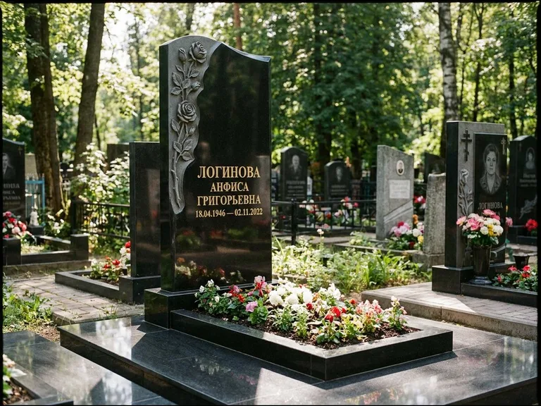 Памятник с барельефом — выполненная работа 10 в Москве