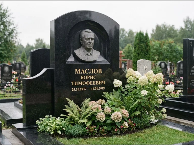 Памятник с барельефом — выполненная работа 11 в Москве