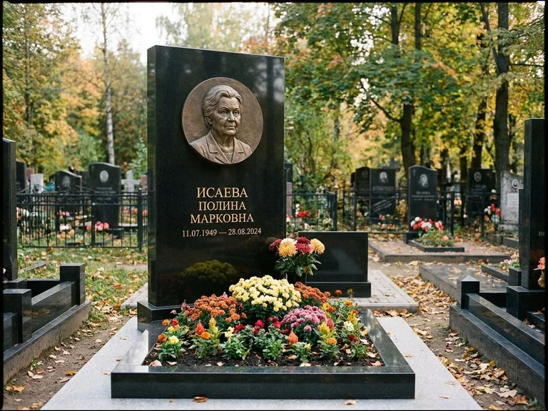 Памятник с барельефом — выполненная работа 20 в Москве