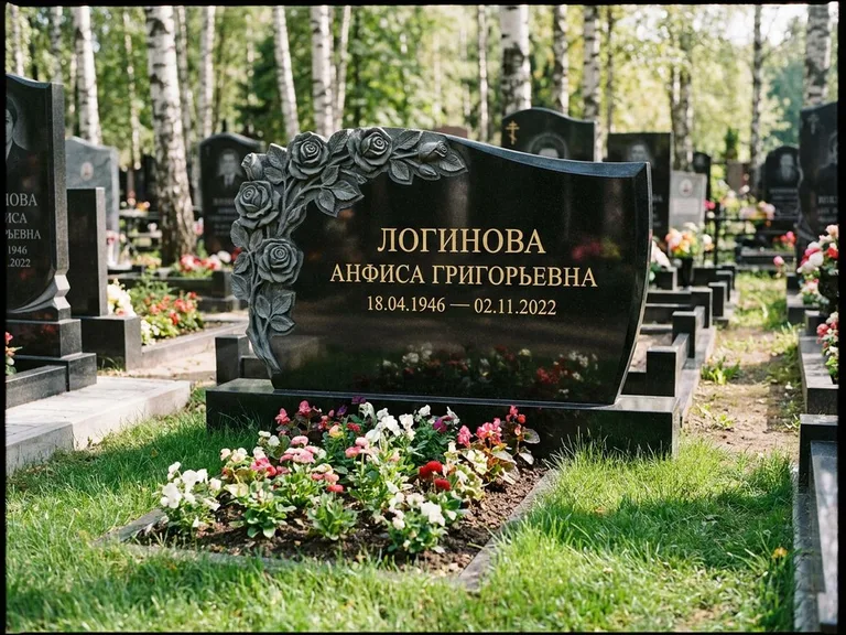Памятник с барельефом — выполненная работа 22 в Москве
