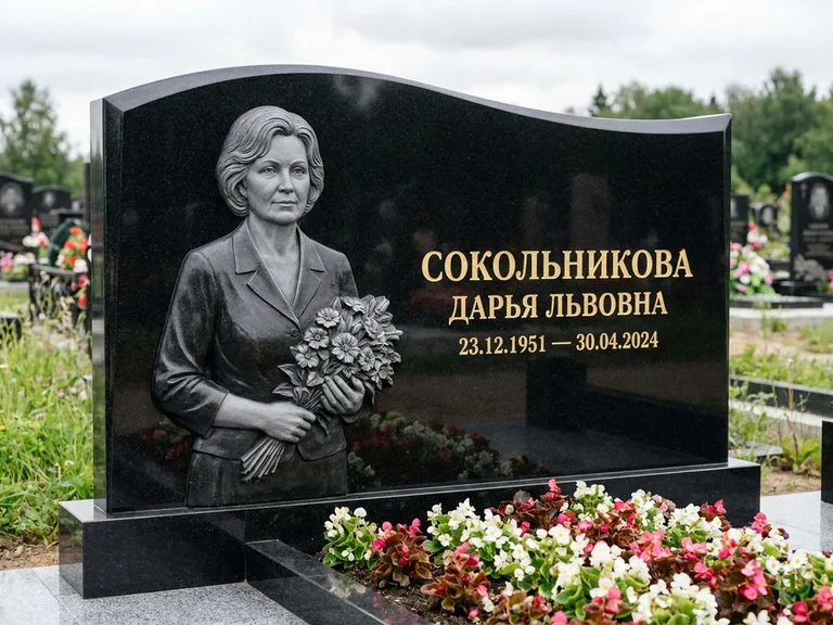 Памятник с барельефом — выполненная работа 28 в Москве