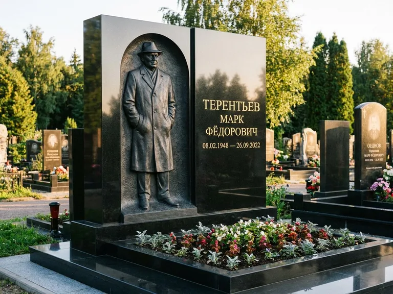 Памятник с барельефом — выполненная работа 29 в Москве
