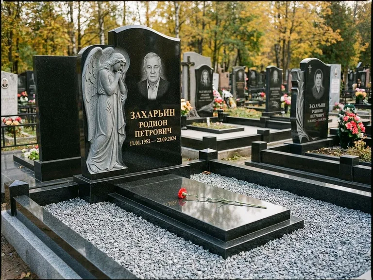 Памятник с барельефом — выполненная работа 44 в Москве