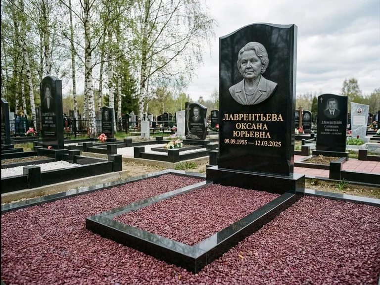 Памятник с барельефом — выполненная работа 47 в Москве