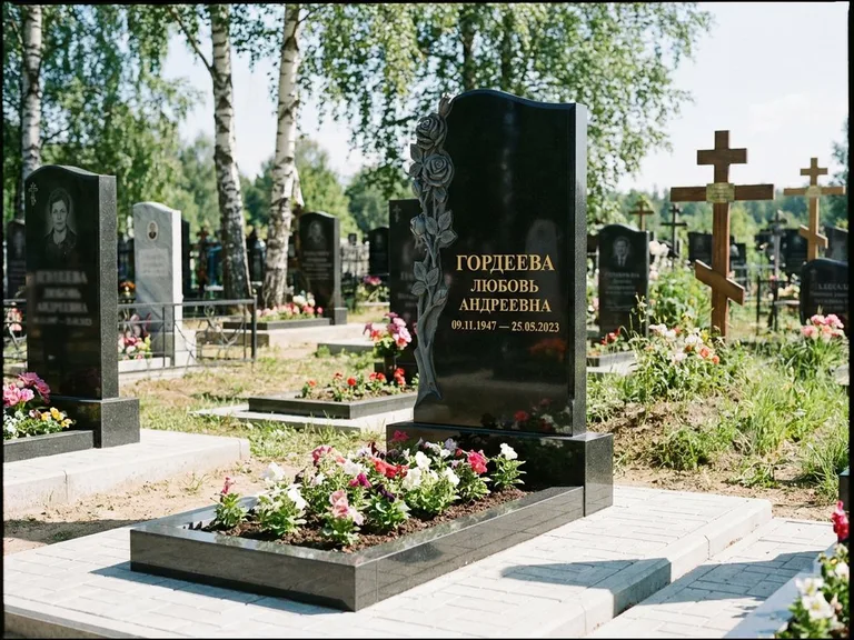 Памятник с барельефом — выполненная работа 4 в Москве