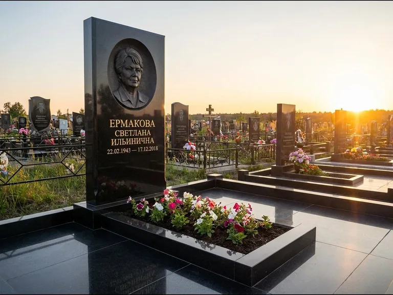 Памятник с барельефом — выполненная работа 6 в Москве