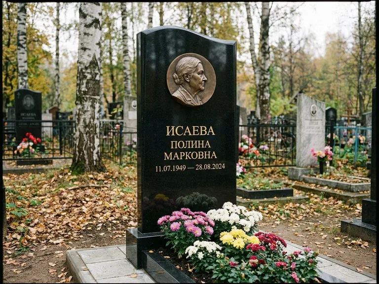 Памятник с барельефом — выполненная работа 8 в Москве
