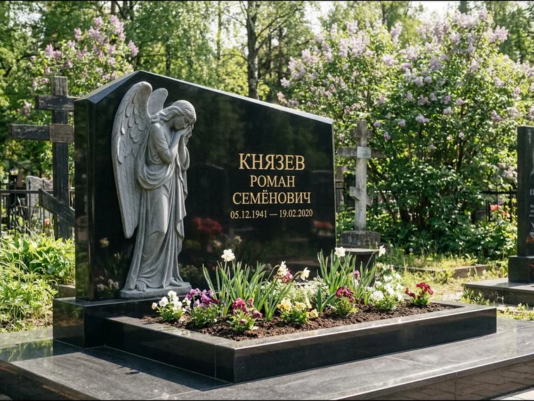 Памятник с барельефом — выполненная работа 9 в Москве