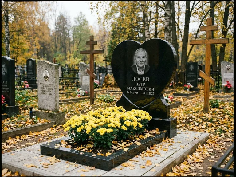 Керамический портрет пожилой женщины в Москве