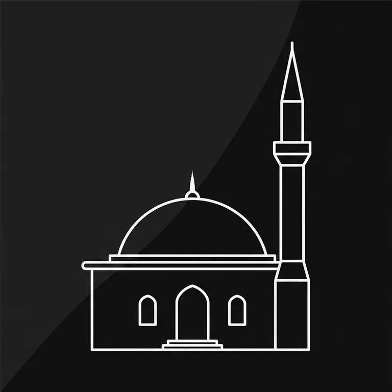 Эскиз: Одноминаретная — скромный силуэт сельской мечети в Москве