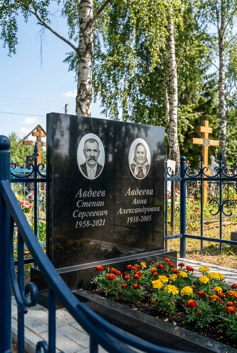 Аллея на Котляковском кладбище в Москве