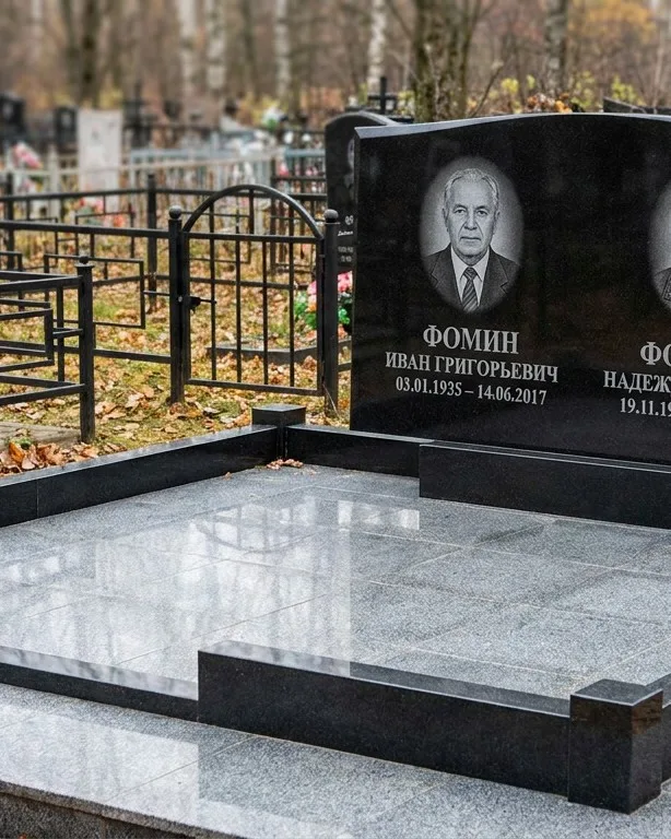 Премиум-комплекс под ключ с вазами и скамьёй в Москве