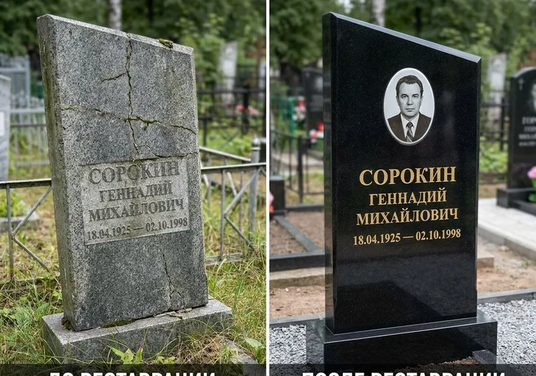 Полная реставрация старого памятника: до и после в Москве