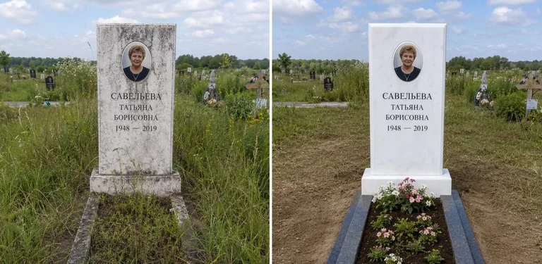 Диптих №21: кованая оградка с пиками — очищена от ржавчины, подкрашена чёрным в Москве