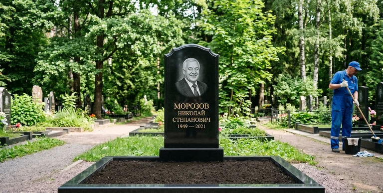 Уборка могил на кладбище в Москве — наведение порядка, мойка памятника, благоустройство участка