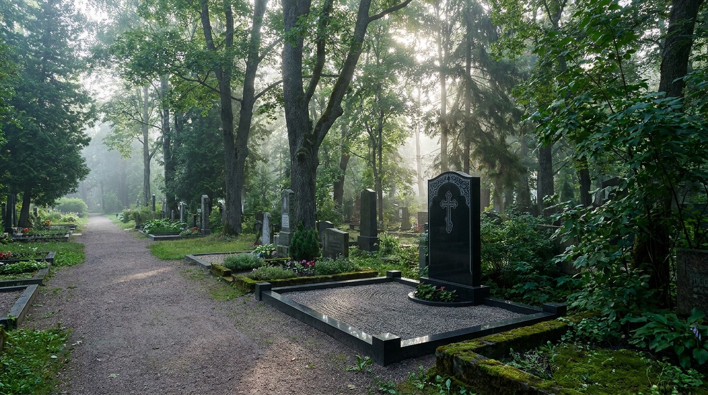 Памятники на Леоновском кладбище (Балашиха)