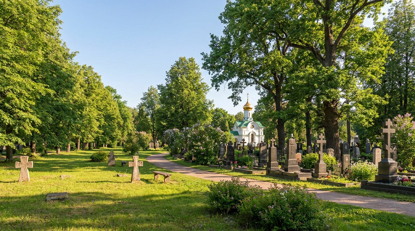 Памятники на Преображенском кладбище в Москве