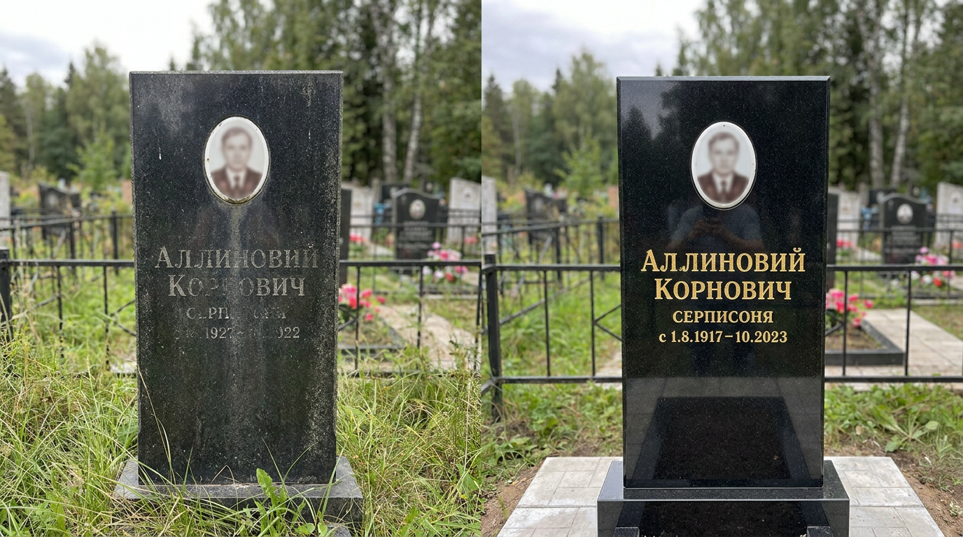 Реставрация памятника в Москве — пример 2