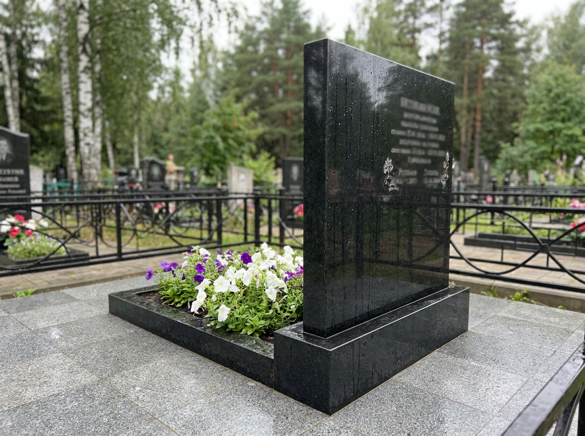 Уборка могилы в Москве — пример 4