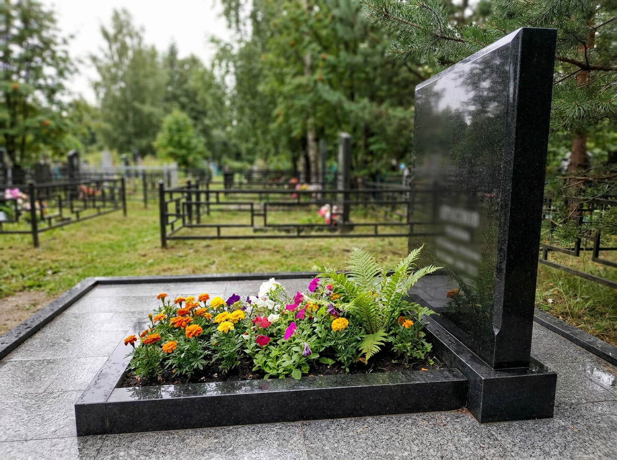 Уборка могилы в Москве — пример 6
