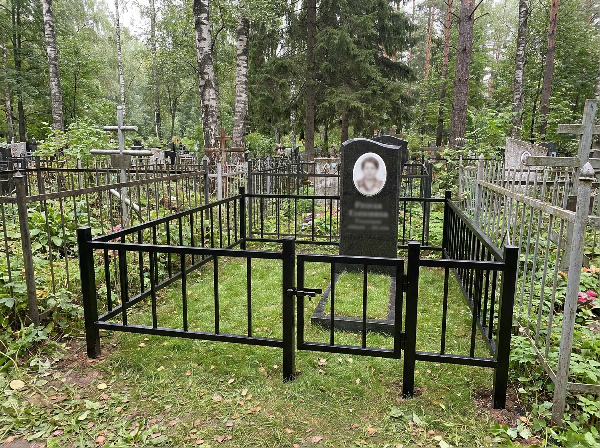 Установка ограды в Москве — пример 4